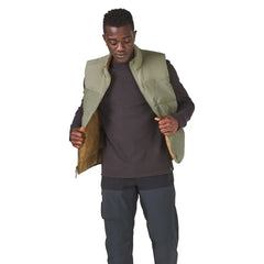 Zigzag Down Vest Dusty Olive