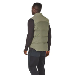 Zigzag Down Vest Dusty Olive