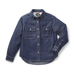 Women's Larch Mt Denim Shirt Dark Wash Indigo