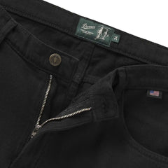 Men's Kenton Double Knee Pants Herringbone Black