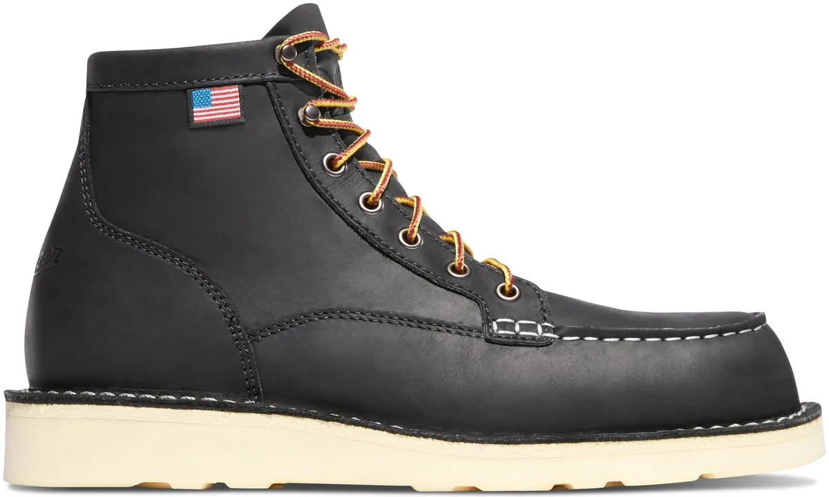 Bull Run Moc Toe 6" Black ST