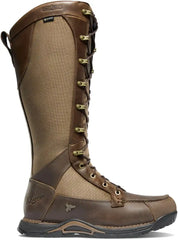 Sharptail Snake Boot Side-Zip 17" Brown