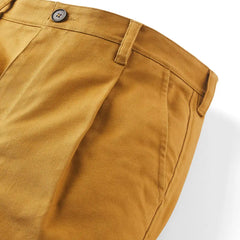 Men's Pleated Forager Pants Golden Brown