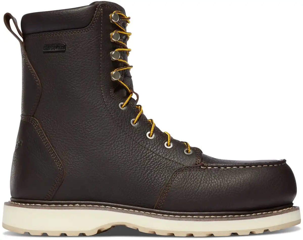 Cedar River Moc Toe 8" Dark Brown AL