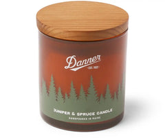 Danner Branded Juniper Spruce 10oz Candle