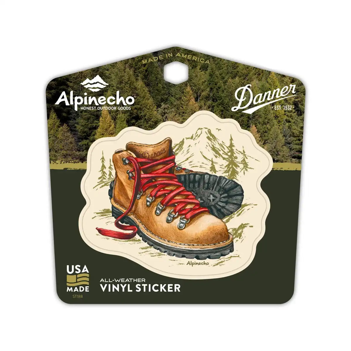 Alpinecho x Danner Mountain Light Sticker