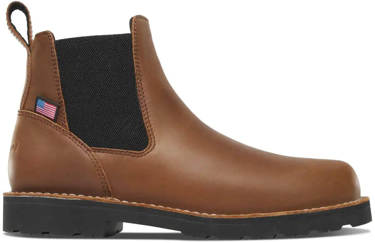 Bull Run Chelsea 6" Tobacco Black Heel