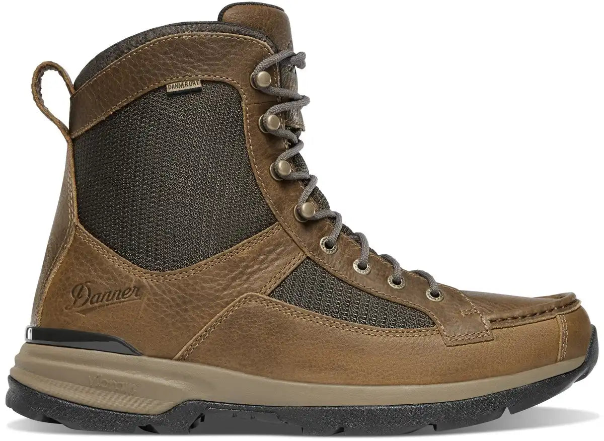 Recurve 7" Light Brown Moc-Toe