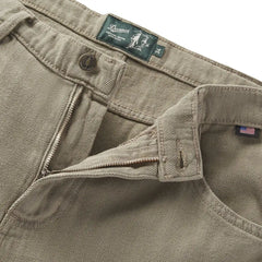 Men's Kenton Double Knee Pants Herringbone Dusty Olive