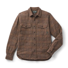 Men's Cedar Mill Cotton Flannel Brown/Tan Tweed Plaid