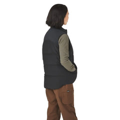 Zigzag Down Vest Black