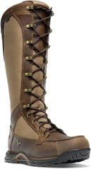 Sharptail Snake Boot Side-Zip 17" Brown