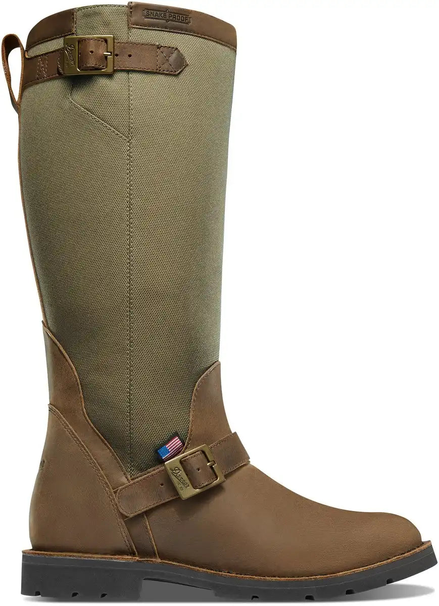 San Angelo Snake Boot 17" Brown