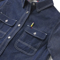 Women's Larch Mt Denim Shirt Dark Wash Indigo