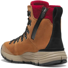 Arctic 600 Side-Zip 7" Brown/Red Felt 200G